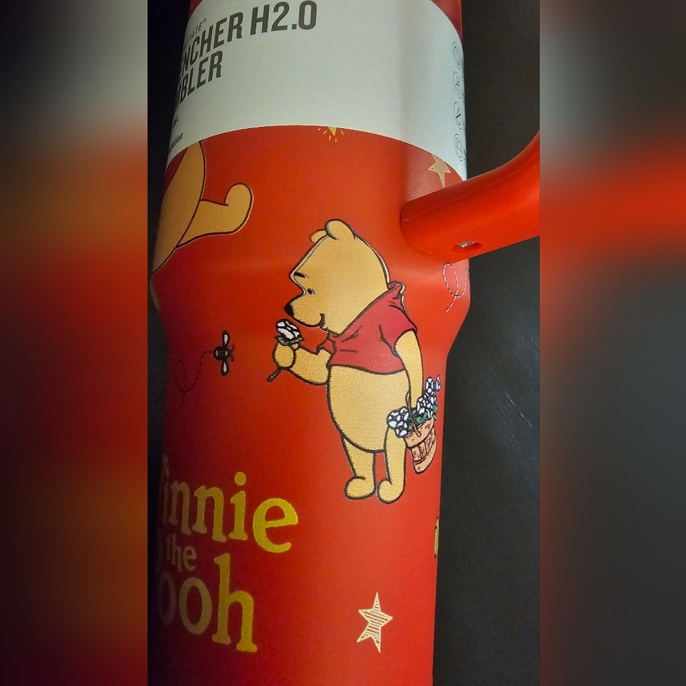 Stanley Red 40oz Insulated Tumbler Winnie the Pooh Collectible New In Box - Picture 14 of 16